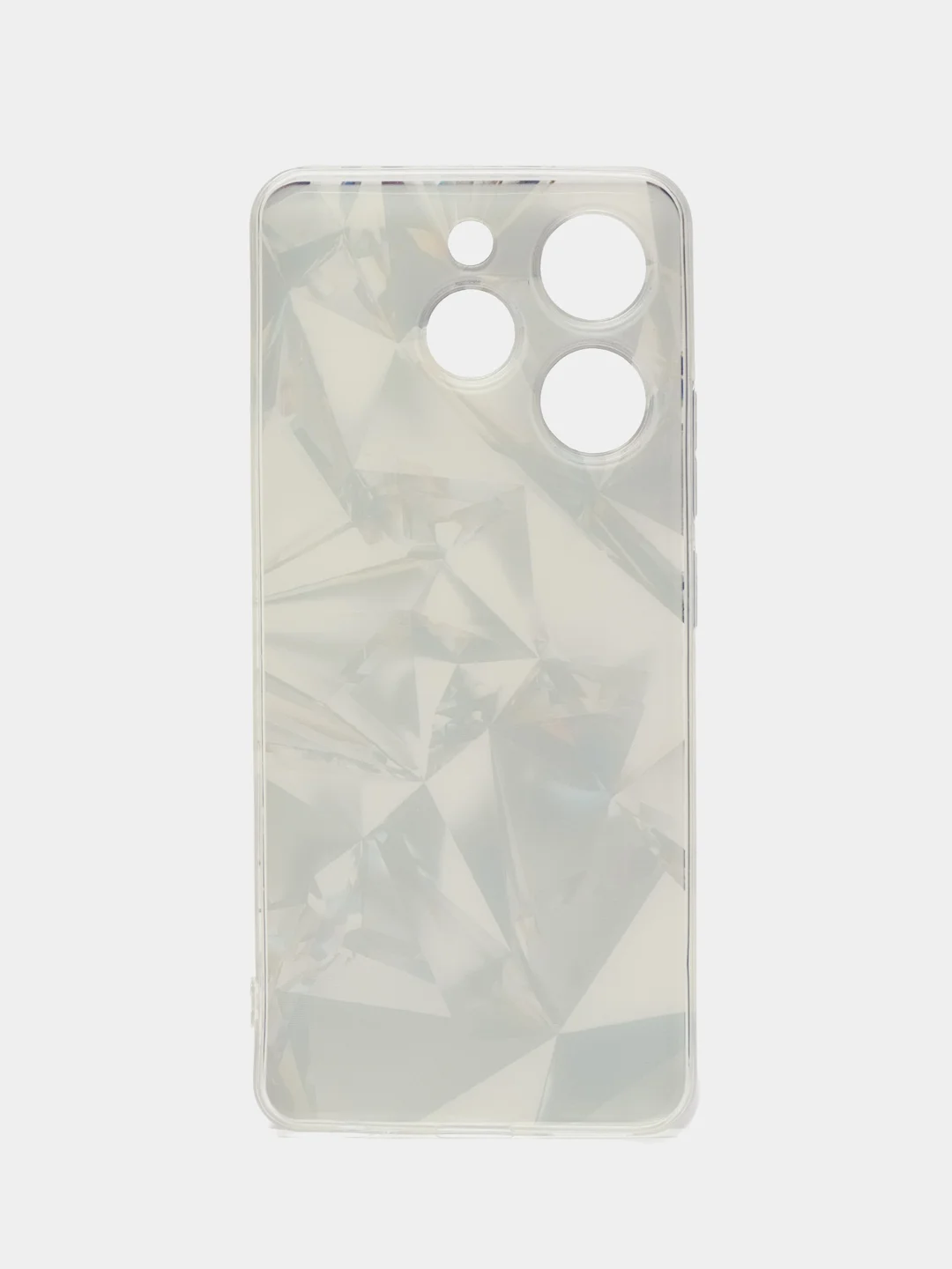 Серый металлик чехол на Tecno Spark 10 Pro (Текно Спарк 10 Про), прозрачный, с рисунком, защита камеры