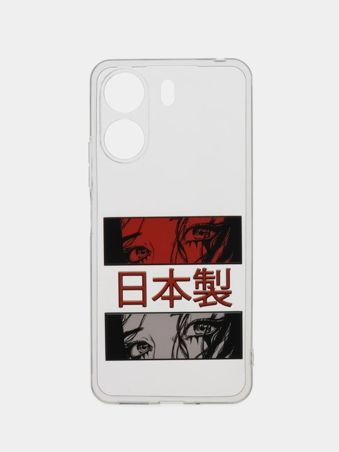 Алый силиконовый чехол на Xiaomi Redmi 13C/Poco C65 (Сяоми Редми 13C/Поко С65), с рисунком