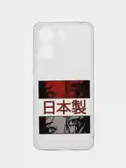 Алый силиконовый чехол на Xiaomi Redmi 13C/Poco C65 (Сяоми Редми 13C/Поко С65), с рисунком