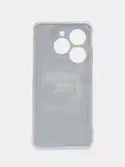 Тёмно-коричневый чехол на Infinix Smart 8 Plus / Инфиникс Смарт 8 Плюс прозрачный, с рисунком