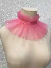 Розовый воротник на шею ESCHO, съемный