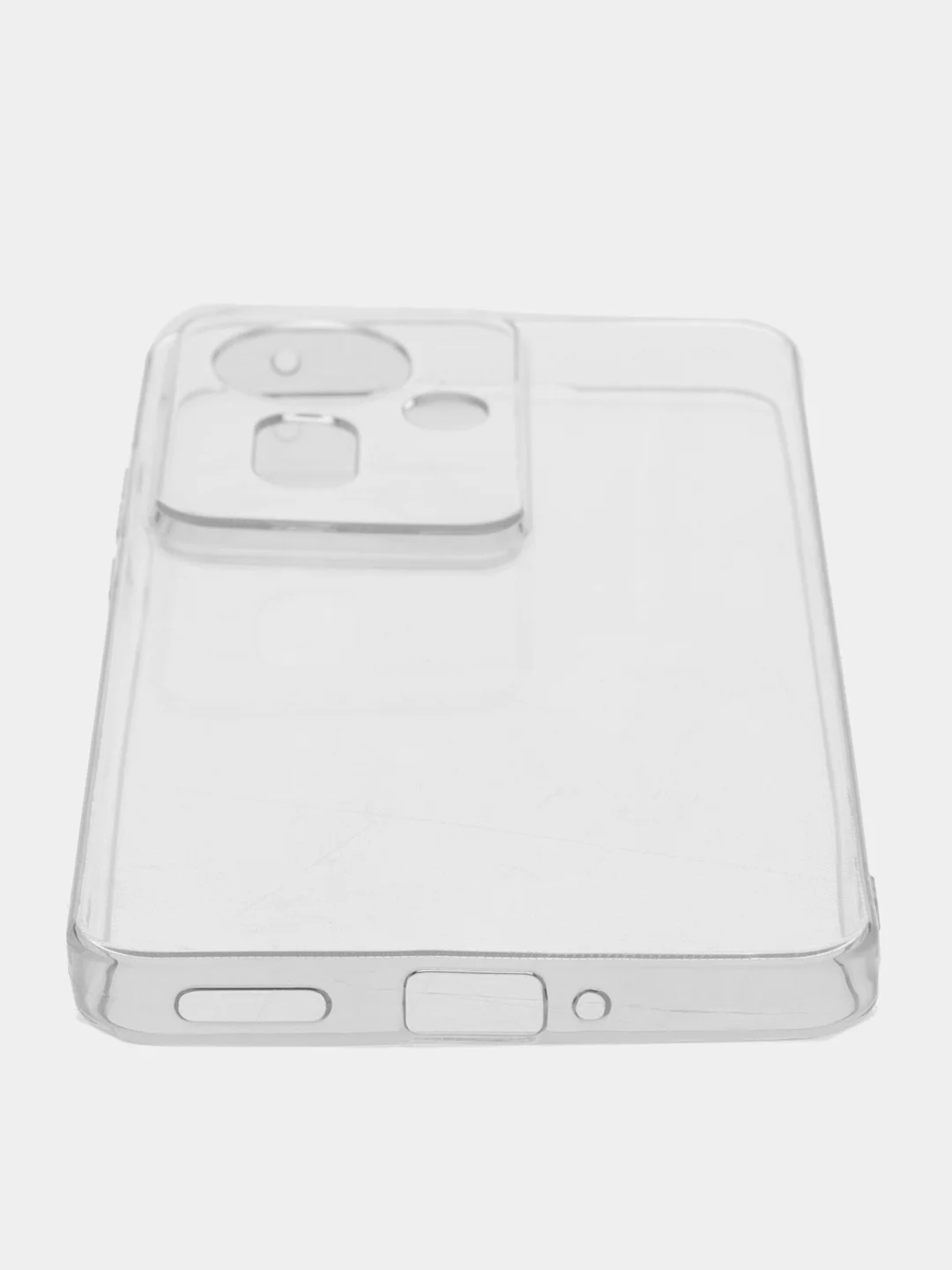 Лавандовый чехол на Oppo Reno 11F / Оппо Рено 11F прозрачный, с рисунком, с защитой камеры