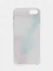 Желтый силиконовый чехол на Apple iPhone 5/5S/SE / Айфон 5S прозрачный, с рисунком, защита камеры