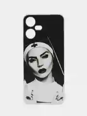 Бронзовый чехол на Tecno Pova Neo 3 (Текно Пова Нео 3), прозрачный, с рисунком, защита камеры