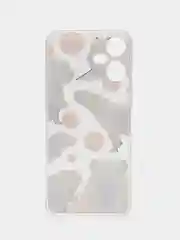 Терракотовый чехол на Tecno Pova Neo 3 (Текно Пова Нео 3), прозрачный, с рисунком, защита камеры