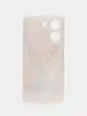 Оранжевый силиконовый чехол на Xiaomi Redmi 13C/Poco C65 (Сяоми Редми 13C/Поко С65), с рисунком