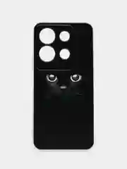 Шоколадный чехол для Infinix Note 30i (Инфиникс Нот 30и), прозрачный, с рисунком, защита камеры