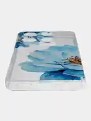 Лазурный чехол для Infinix Note 30 Pro (Инфиникс Нот 30 Про), прозрачный, с рисунком, защита камеры