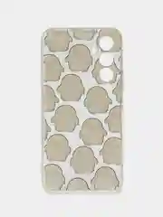 Манго силиконовый чехол на Samsung Galaxy A54 5G / Самсунг A54 прозрачный, с рисунком