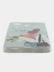 Тёмно-серый чехол на Tecno Spark 10 Pro (Текно Спарк 10 Про), прозрачный, с рисунком, защита камеры