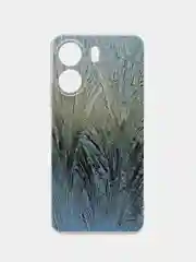 Небесно-голубой силиконовый чехол на Xiaomi Redmi 13C/Poco C65 (Сяоми Редми 13C/Поко С65), с рисунком
