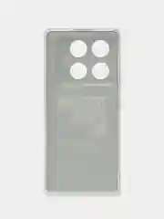 Тёмно-коричневый силиконовый чехол на Infinix Note 40 Pro / Инфиникс Нот 40 Про прозрачный, с рисунком