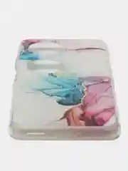 Ледяной силиконовый чехол на Huawei Pocket 2 / Хуавей Покет 2 прозрачный, с рисунком