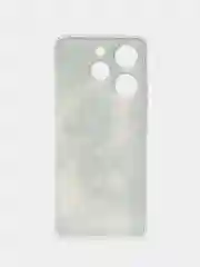 Песочный хаки чехол на Tecno Spark 10 Pro (Текно Спарк 10 Про), прозрачный, с рисунком, защита камеры
