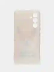 Оранжевый силиконовый чехол на Samsung Galaxy A54 5G / Самсунг A54 прозрачный, с рисунком