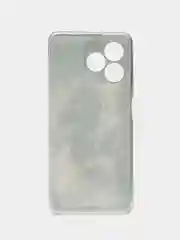 Песочный хаки силиконовый чехол на Realme C53/C51 (Реалми С53/С51), прозрачный, с рисунком, защита камеры