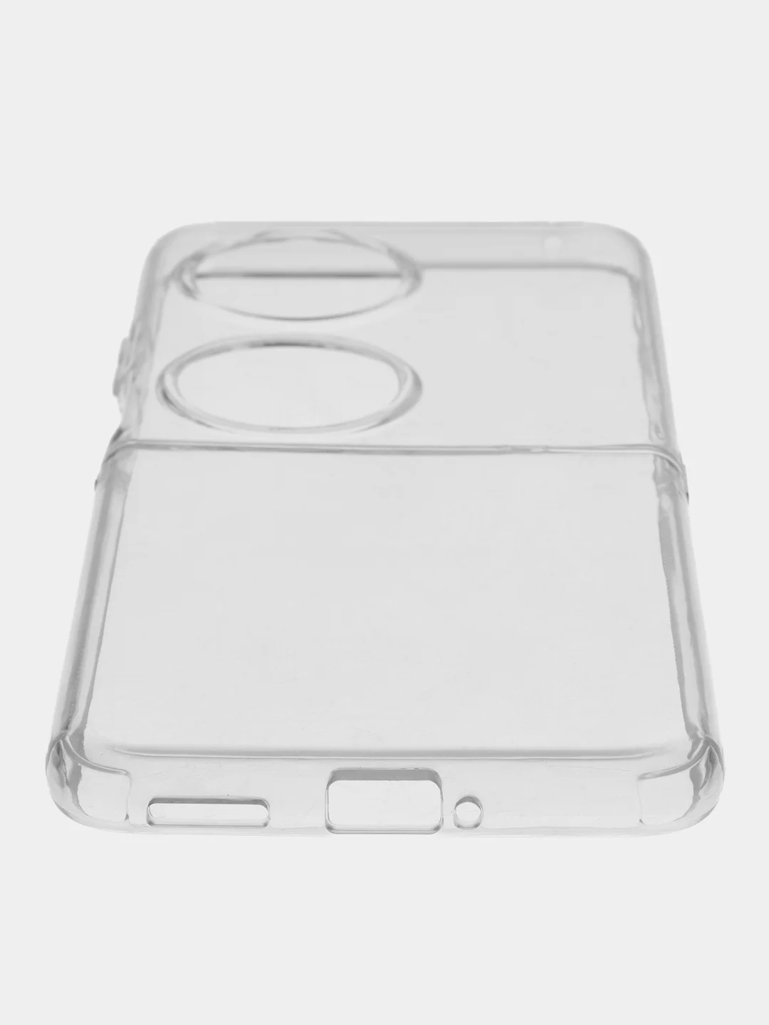 Прозрачный силиконовый чехол на Huawei Pocket 2 / Хуавей Покет 2 прозрачный, с рисунком