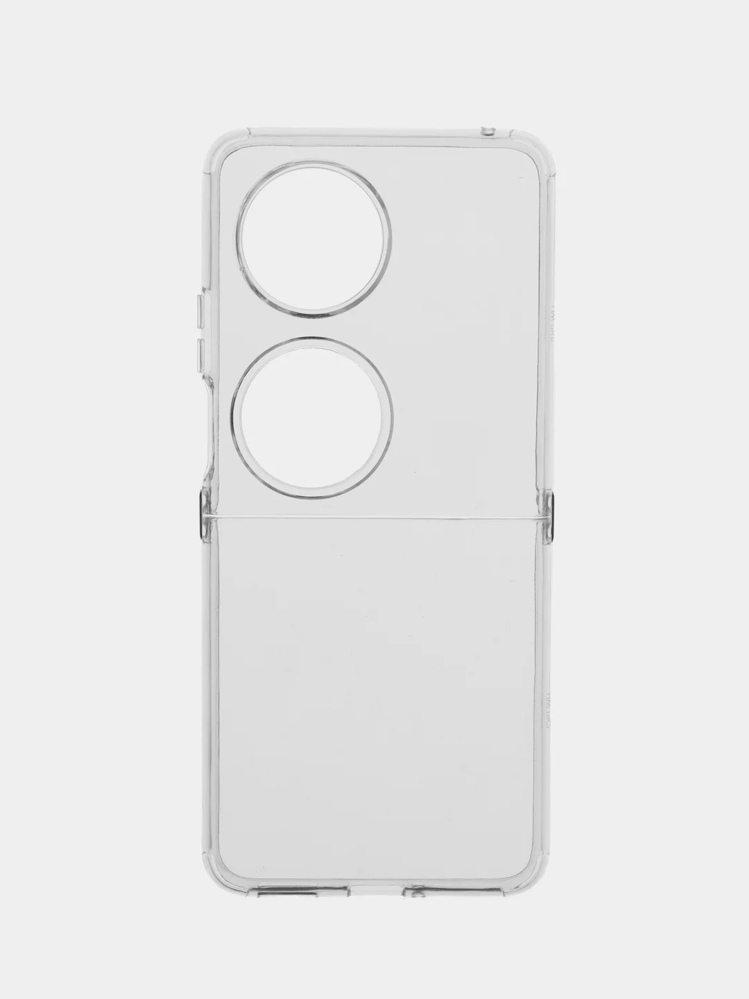 Прозрачный силиконовый чехол на Huawei Pocket 2 / Хуавей Покет 2 прозрачный, с рисунком