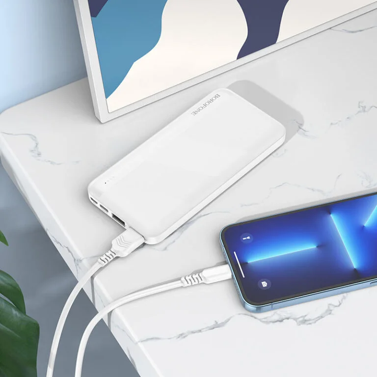 Черный внешний аккумулятор Borofone 10000 мАч Powerbank