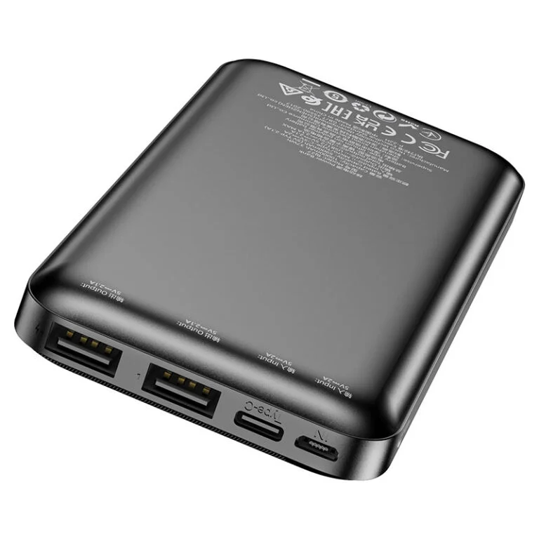 Черный внешний аккумулятор Borofone 10000 мАч Powerbank