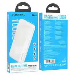 Черный внешний аккумулятор Borofone 10000 мАч Powerbank