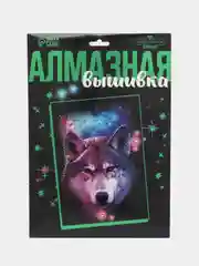 Алмазная вышивка мозаика "Взгляд волка"