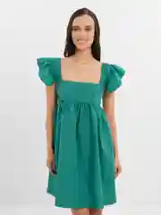 Зеленый сарафан