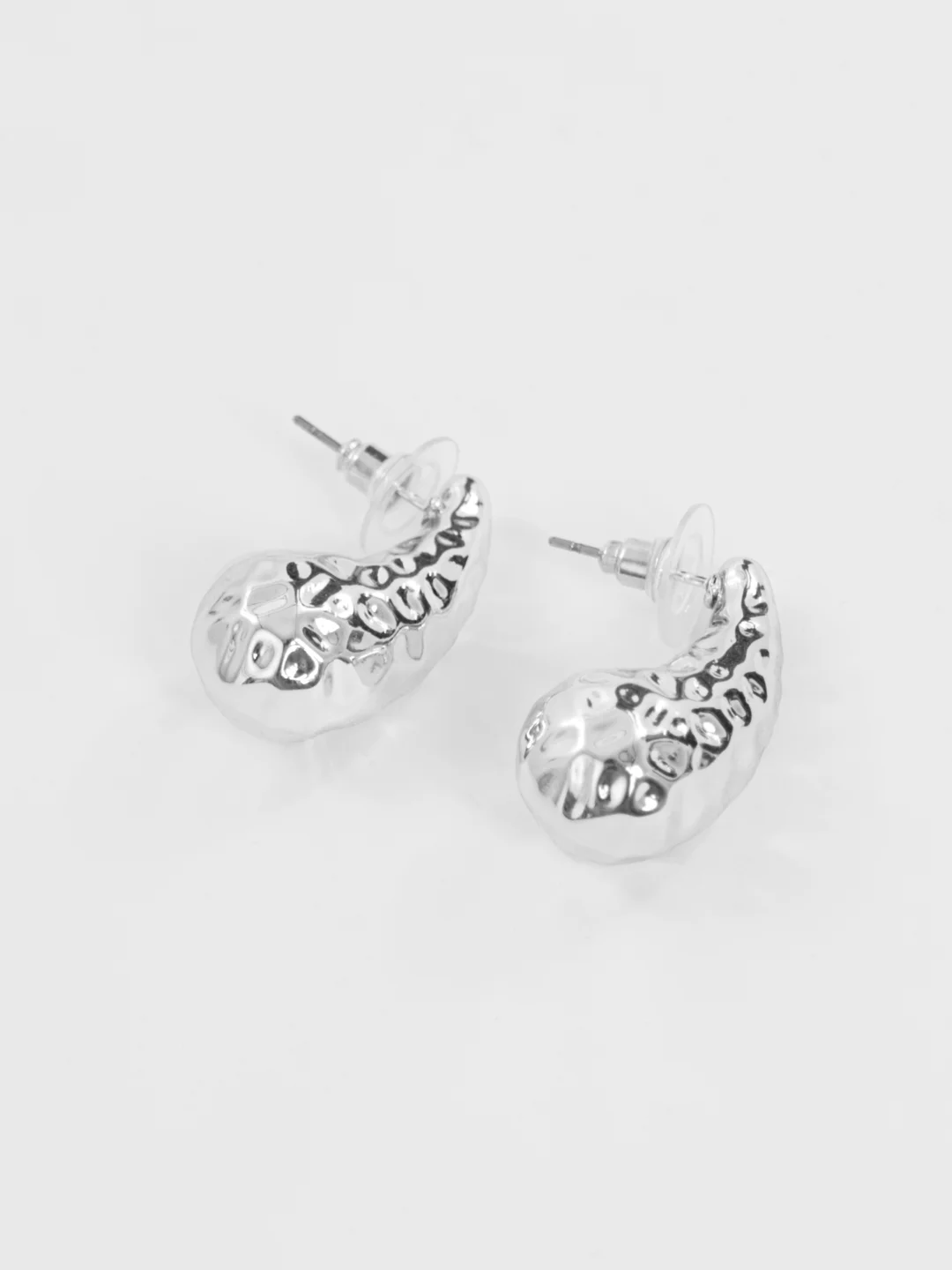 Серебряный серьги капли небольшие