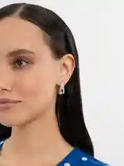 Серебряный серьги капли небольшие