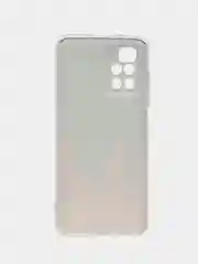 Оранжевый чехол на Xiaomi Redmi 10 / Сяоми Редми 10 прозрачный, с рисунком, защита камеры