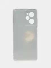 Фиолетовый чехол на Poco X5 Pro 5G / Сяоми Поко X5 Про 5G прозрачный, с рисунком, защита камеры