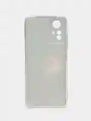 Фиолетовый чехол на Xiaomi Redmi Note 12S / Сяоми Редми Нот 12S прозрачный, с рисунком, защита камеры