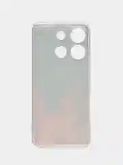 Оранжевый чехол на Infinix Smart 7 Plus / Инфиникс Смарт 7 Плюс прозрачный, с рисунком