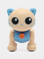 Интерактивная игрушка котик робот на пульте управления подарок на новый год