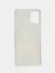 Коричневый чехол на Samsung Galaxy A71 4G / Самсунг А71 4G прозрачный, с рисунком, защита камеры