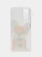 Бронзовый чехол на Redmi Note 11 4G Global/11S / Редми Ноут 11 Global/11S прозрачный, с рисунком