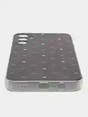 Черный чехол на Samsung Galaxy A14 4G / Галакси A14 4G прозрачный, с рисунком, защита камеры