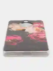 Кораллово-розовый силиконовый чехол на Honor X9A / Хонор X9A прозрачный, с рисунком, защита камеры