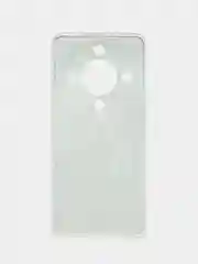 Синий силиконовый чехол на Honor X9A / Хонор X9A прозрачный, с рисунком, защита камеры