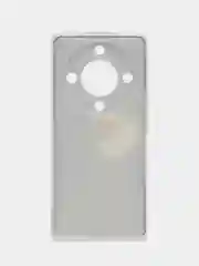 Фиолетовый силиконовый чехол на Honor X9A / Хонор X9A прозрачный, с рисунком, защита камеры