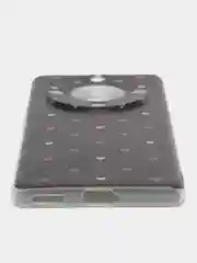 Черный силиконовый чехол на Honor X9A / Хонор X9A прозрачный, с рисунком, защита камеры