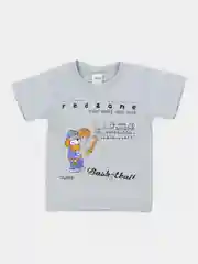 Серебряный футболка детская на мальчика