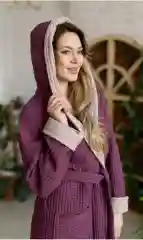 Марсала халат вафельный, унисекс