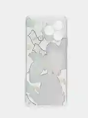 Лесной зеленый силиконовый чехол на Realme C53/C51 (Реалми С53/С51), прозрачный, с рисунком, защита камеры