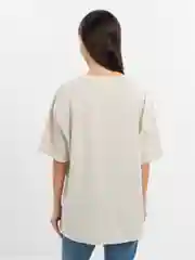 Молочный футболка со стразами