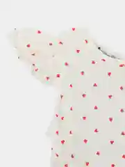 Белый платье для девочки в садик, хлопок, муслин