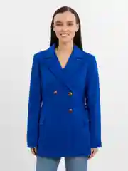 Молочный женский пиджак на шнуровке