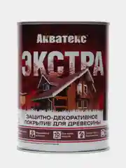 Акватекс Экстра, пропитка по дереву, цвет Орех, 0,8 л
