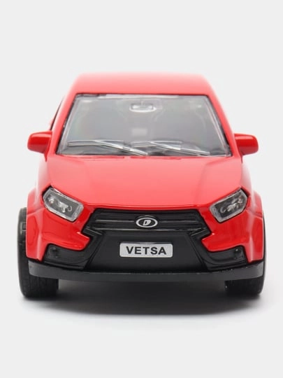Машинка металлическая, ВАЗ, Lada Vesta, инерционная, 12 см