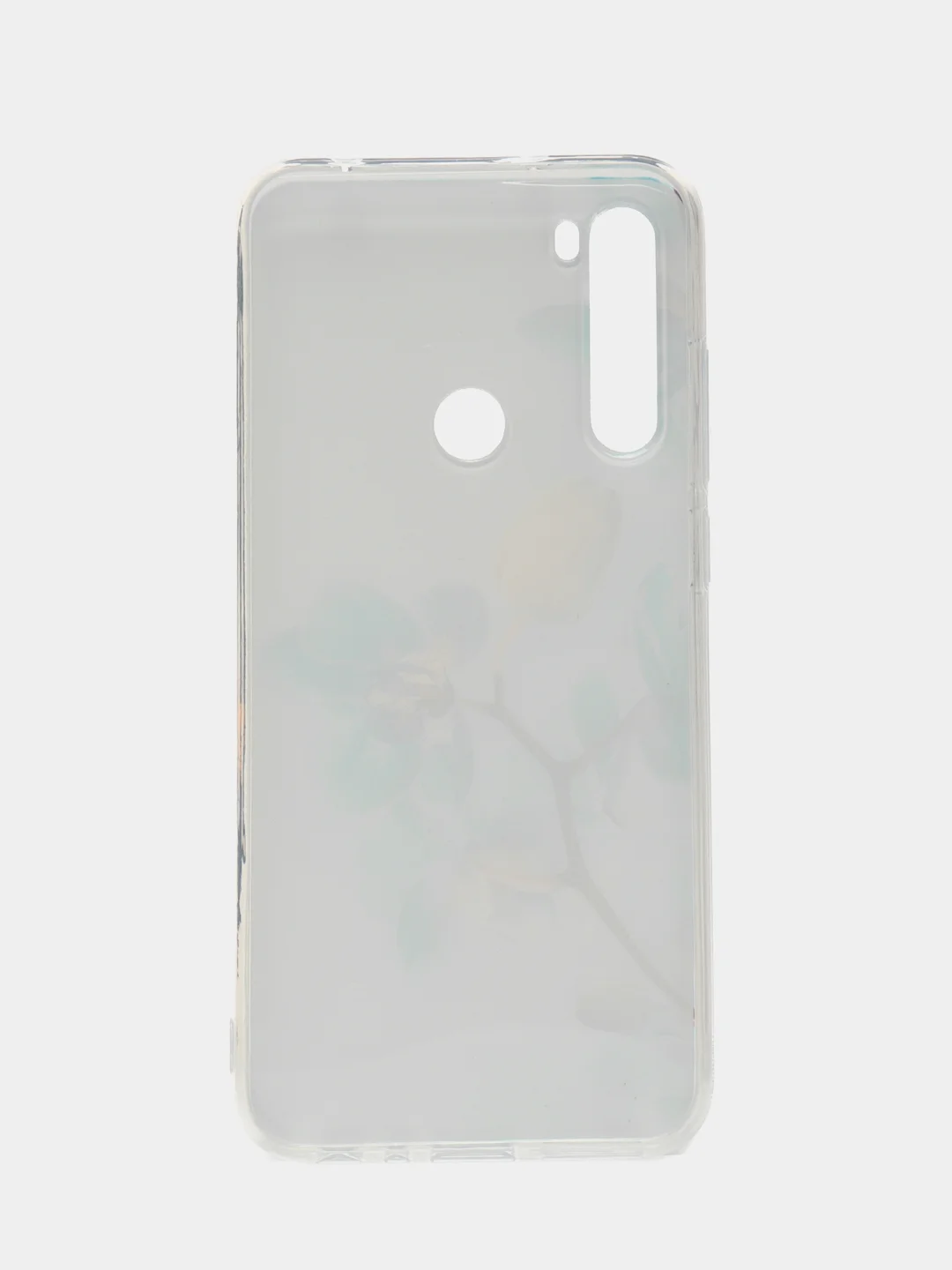 Лазурный чехол на Xiaomi Redmi Note 8T / Сяоми Редми Нот 8T прозрачный, с рисунком, защита камеры